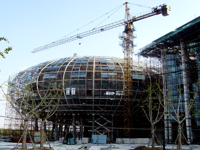 寿光文化中心椭球体钢结构工程